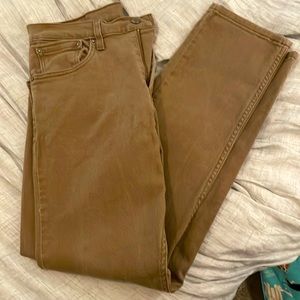 Tan Levi’s 502 Jeans